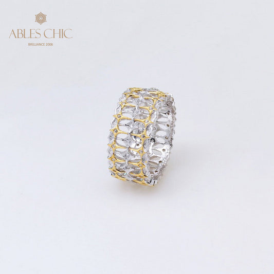 Bague Large Filigrane Étoilé 5137