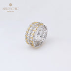 Bague Large Filigrane Étoilé 5137