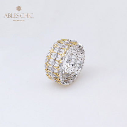 Bague Large Filigrane Étoilé 5137