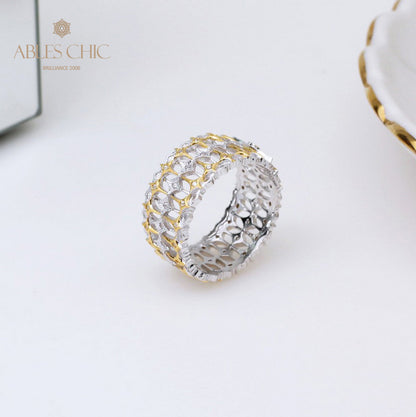 Bague Large Filigrane Étoilé 5137