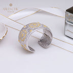 Bracelet Soyeux Fleurs Nid d'Abeille 5243