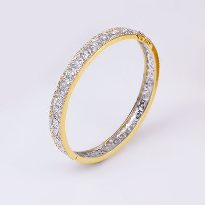 Bracelet Zircon Filigrane Floral 5021