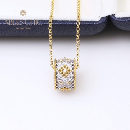 Collier Floral Trèfles Fretwork 5005