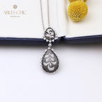 Collier Floral En Filigrane De Dentelle 5340