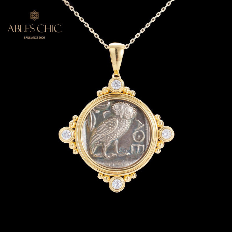 Collier de pièces de monnaie romaines 5779