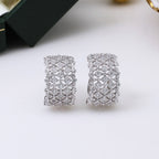 Boucles d'Oreilles Nid d'Abeille Dentelle Aérée 5106