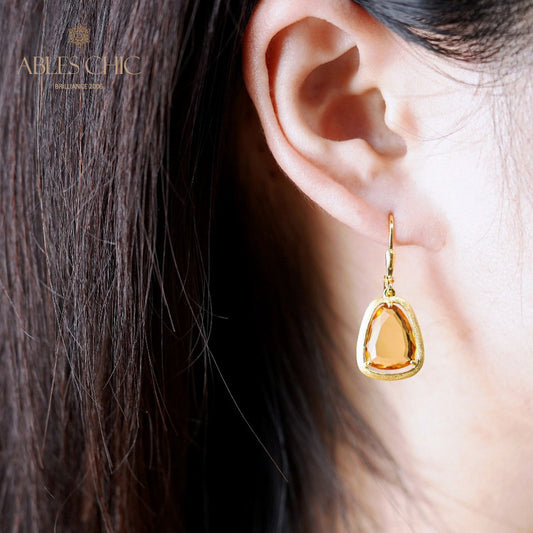 Boucles d'oreilles couleur CZ pierres précieuses C11E4S25184