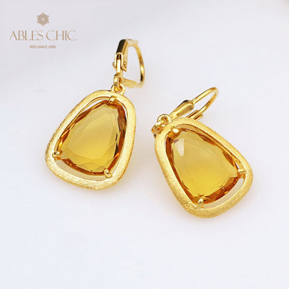Boucles d'oreilles couleur CZ pierres précieuses C11E4S25184