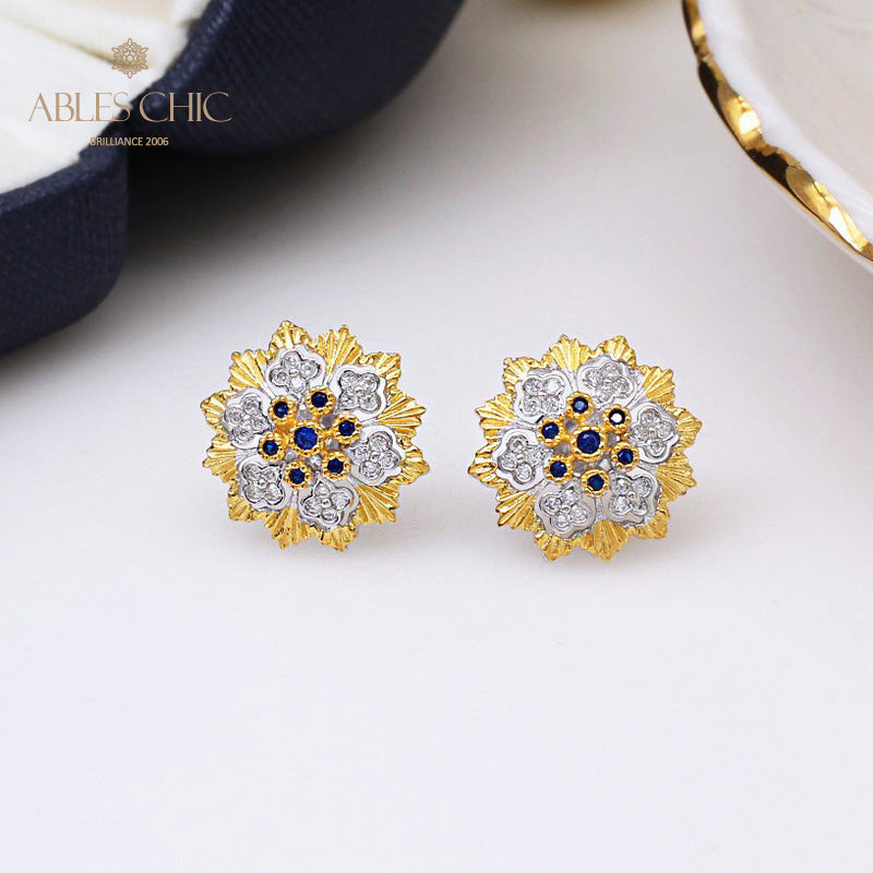 Boucles D'oreilles Fleur Fretworks Dense 5298