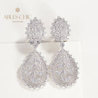 Boucles d'oreilles florales arbre de vie aéré 5105