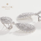 Boucles d'oreilles florales arbre de vie aéré 5105