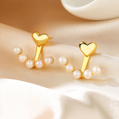 Boucles d'oreilles détachables en perles d'eau douce PE1032