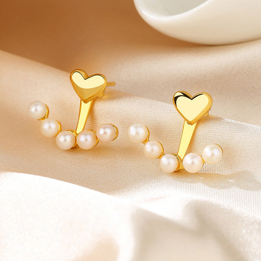 Boucles d'oreilles détachables en perles d'eau douce PE1032