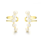 Boucles d'oreilles longues perles d'eau douce PE1022