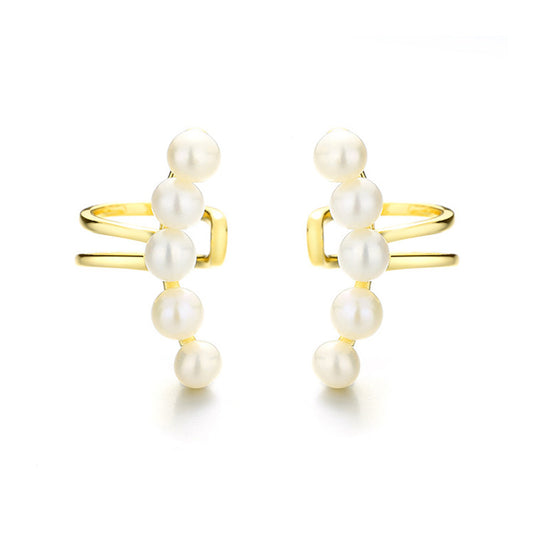 Boucles d'oreilles longues perles d'eau douce PE1022
