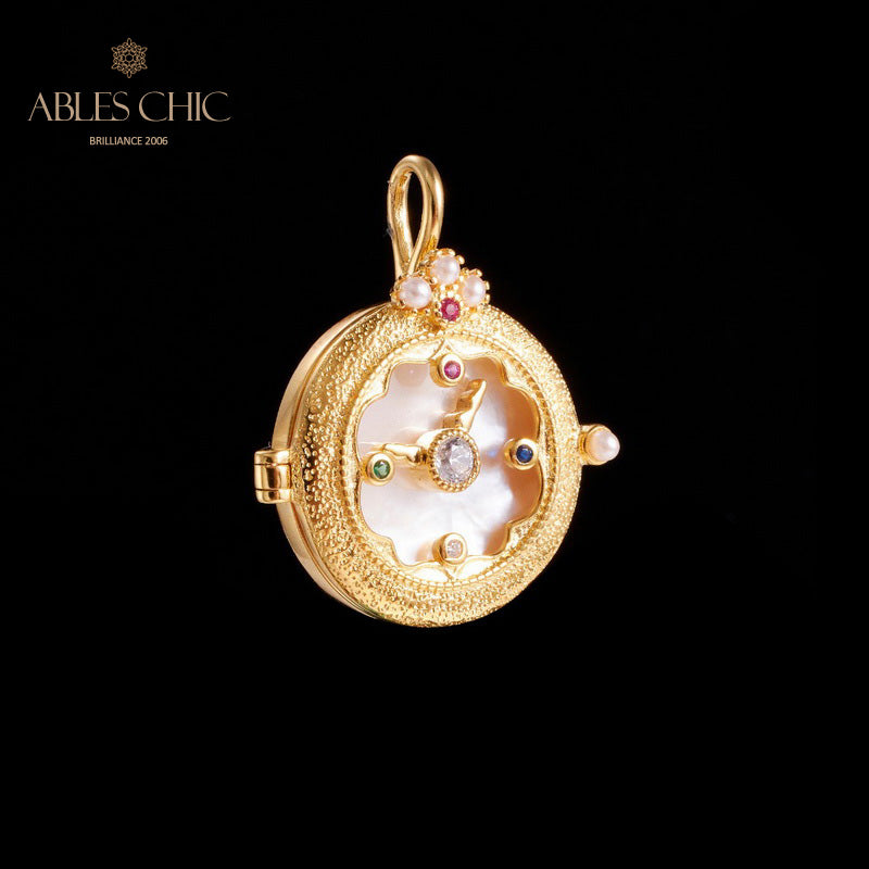 Collier médaillon montre de poche 5788