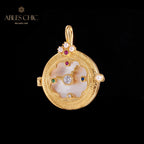Collier médaillon montre de poche 5788