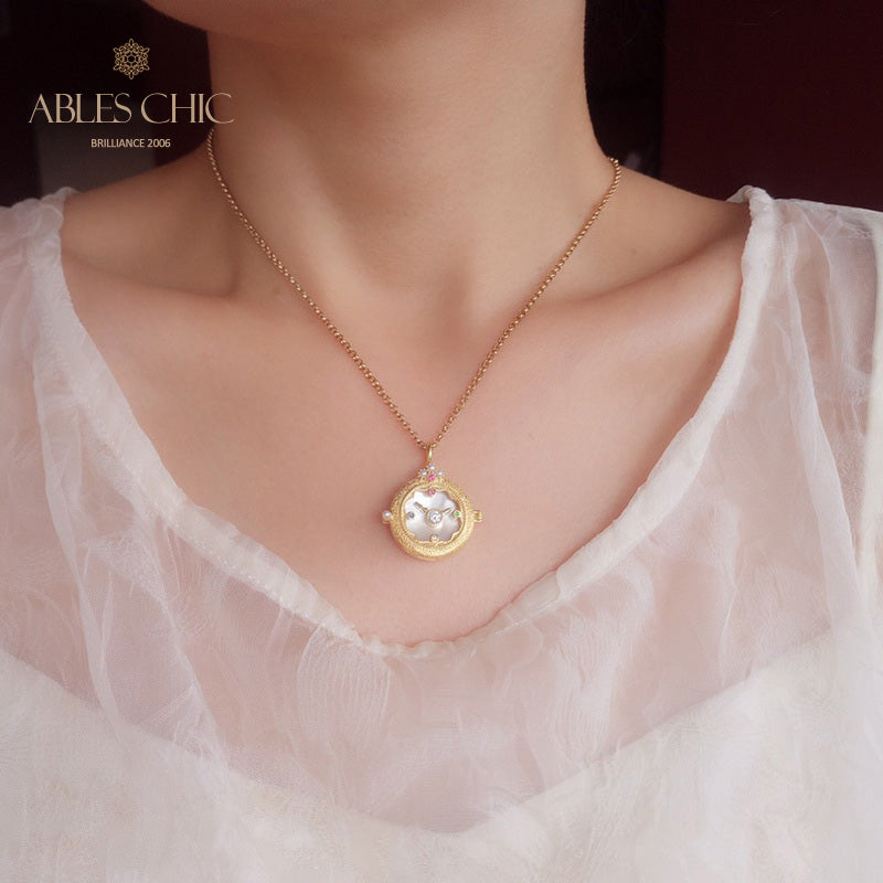 Collier médaillon montre de poche 5788
