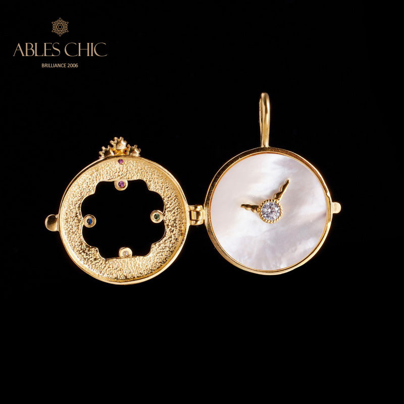 Collier médaillon montre de poche 5788