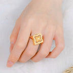 Bague Trèfle à Fretwork Dense 5360