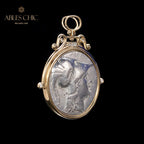 Grèce Athena Coin Pendentif seulement