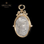 Grèce Athena Coin Pendentif seulement