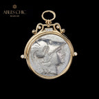 Grèce Athena Coin Pendentif seulement