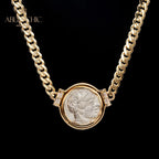 Collier réversible de pièce d’Athéna byzantine