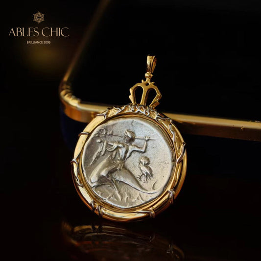 Pendentif de pièce byzantine uniquement