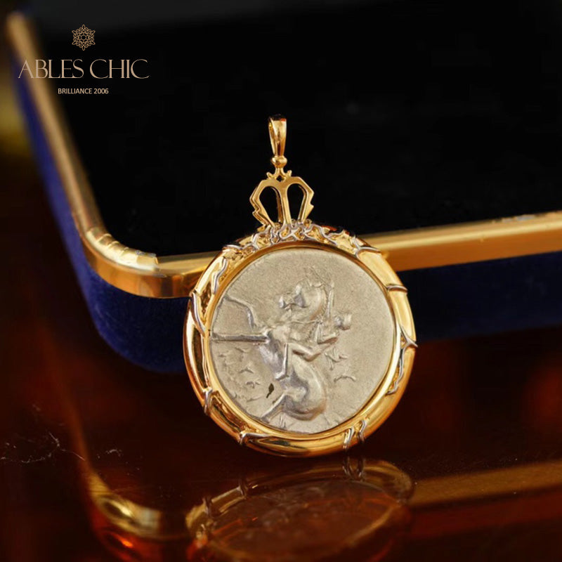 Pendentif de pièce byzantine uniquement