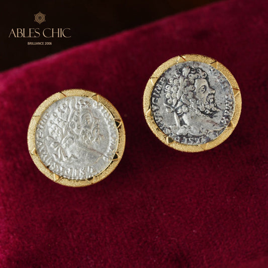 Boucles d'oreilles en forme de lire romaine