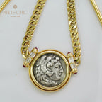 Collier médaillon byzantin Alexandra III