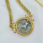 Collier médaillon byzantin Alexandra III