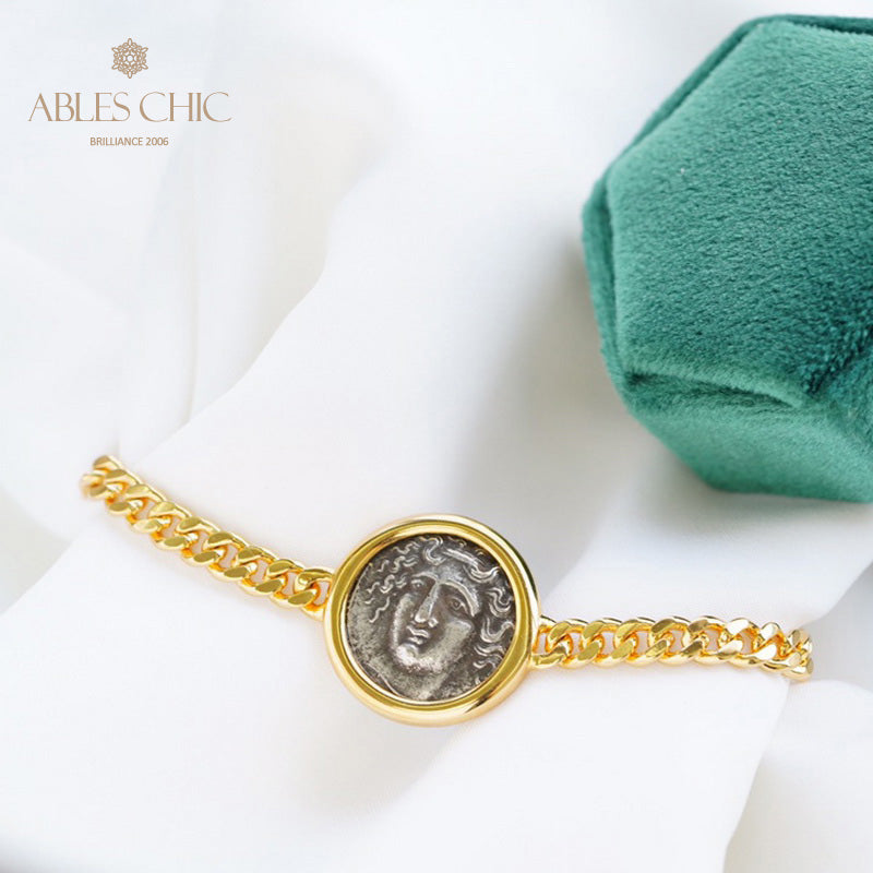 Bracelet chaîne gourmette byzantine 5717
