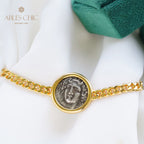 Bracelet chaîne gourmette byzantine 5717