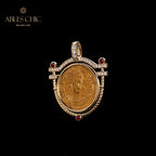 Pendentif médaillon d’artefact byzantin uniquement