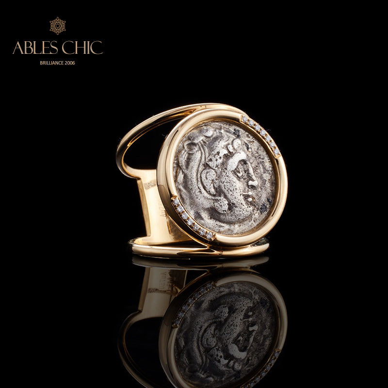 Bague Héraclès Médaillon Flip