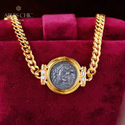 Bracelet pièce de monnaie romaine 6063