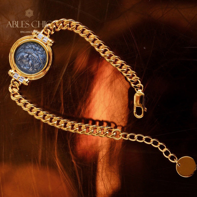 Bracelet pièce de monnaie romaine 6063