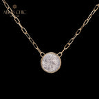 Collier de pièces de monnaie à rabat de la déesse byzantine