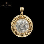Pendentif byzantin Zeus Flip Coin uniquement