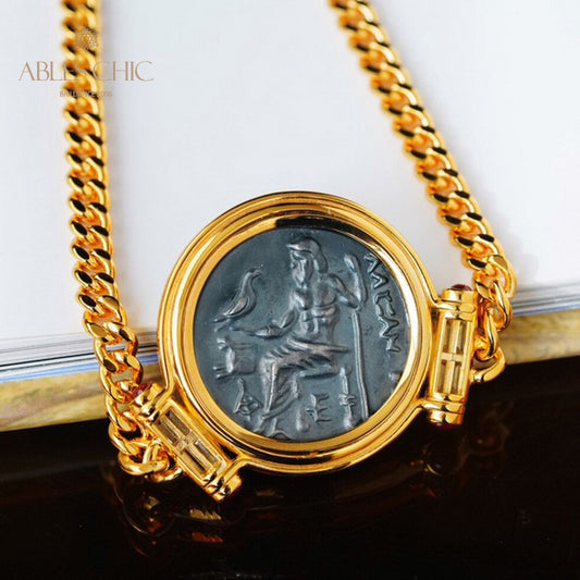 Collier de pièces antiques grecques 6043
