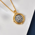 Collier réplique de pièces de monnaie byzantines 6056