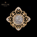 Pendentif en filigrane Hercules Coin uniquement