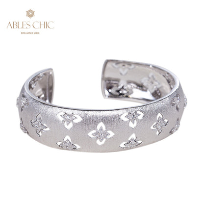Bracelet Floral Trèfles Soyeux 5058