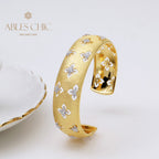Bracelet Floral Trèfles Soyeux 5058