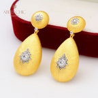 Boucles d'oreilles étoilées en tissu en forme de larme 5143