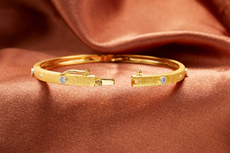 Bracelet Jonc Fleurs En Tissu 5680