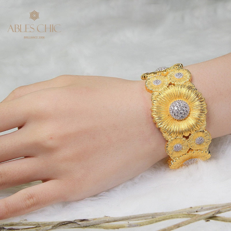 Bracelet large trèfles celtiques 5059