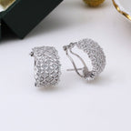 Boucles d'Oreilles Nid d'Abeille Dentelle Aérée 5106